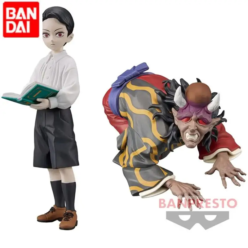 Original Bandai Banpresto Demon Slayer doce Kizuki Gearspring Kibutsuji Muzan Hantengu Giyuutarou Gyokko Daki modelo de figura de Pvc