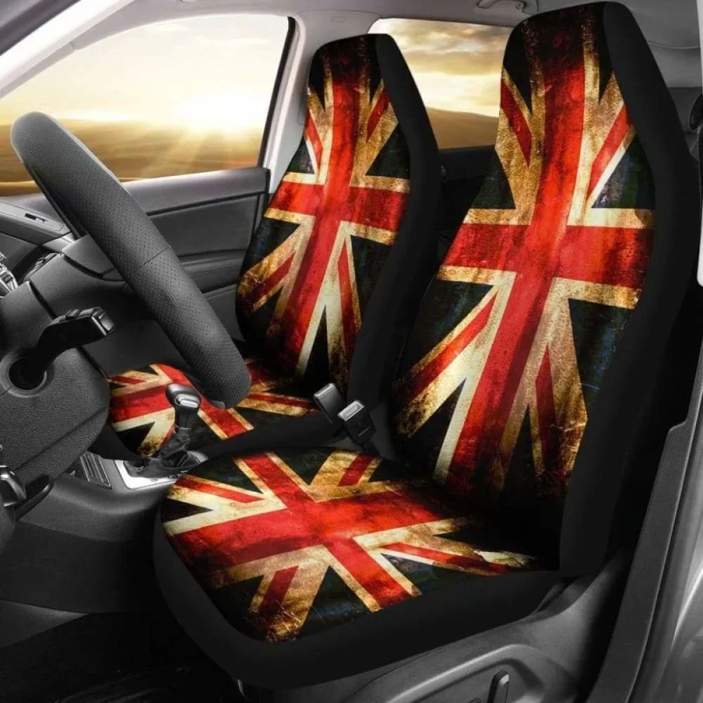 

Union Jack Seat Covers,Pack of 2 Universal Front Seat Protective Cover