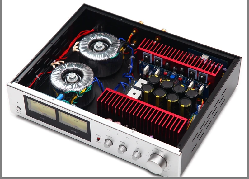 고전력 홈 HiFi 증폭기와 결합된 A20 오디오파일 수준의 전계 효과 트랜지스터 고주파 및 저주파 변조