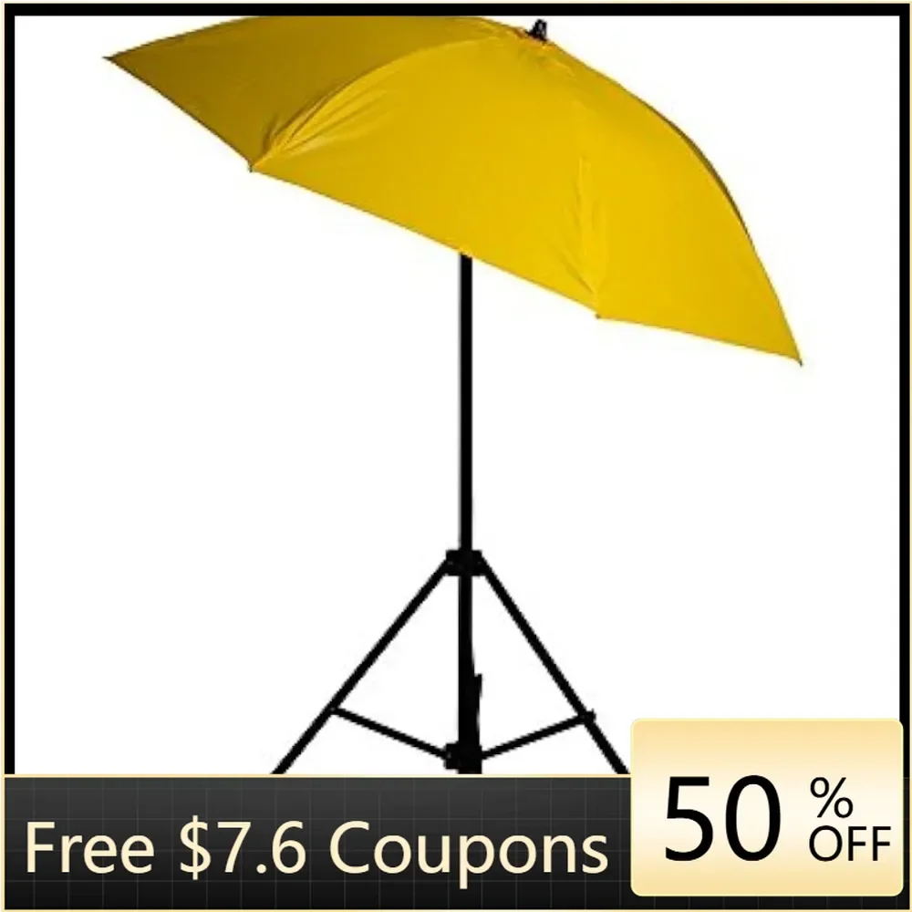 

7' Parasol Vinyl Patio Umbrellas and Rules Heavy-Duty Construction Umbrella No Case Yellow Freight Free Outdoor Furniture