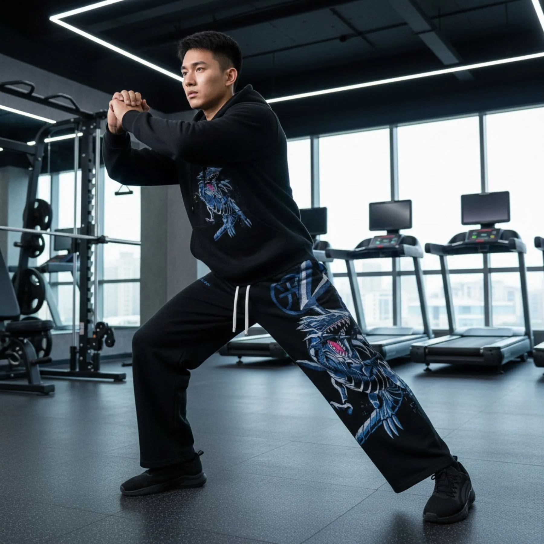 

Yu-Gi-Oh спортивные брюки мужские мешковатые популярные широкие повседневные бегуны уличная одежда Harajuku Y2k баскетбольные брюки мужская одежда