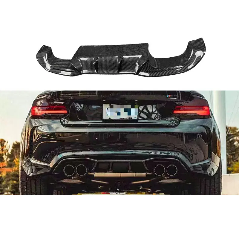

For BMW M2 F87 Carbon Fiber Rear Spoiler Lip Rear Bumper Lip Auto Parts Body Kit