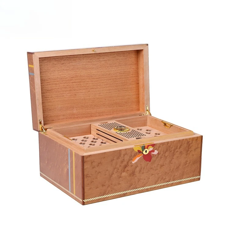 Cigar Moisturizer, Double Cedar Wood Dragon Piano Paint Moisturizer
