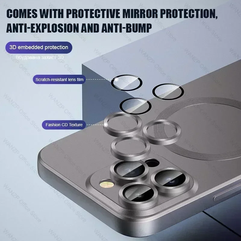 맥세이프 마그네틱 케이스, 아이폰 15, 13, 12, 11, 14 프로 맥스, 14, 15 플러스, 무선 충전 커버, 실리콘 폰 케이스, 럭셔리 매트