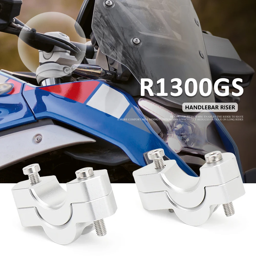 

Motorcycle Accessories For BMW R 1300 GS R1300GS r1300gs R1300 GS 2023 2024 Handlebar Riser Bar Mount Handle Clamp Aluminum Kit