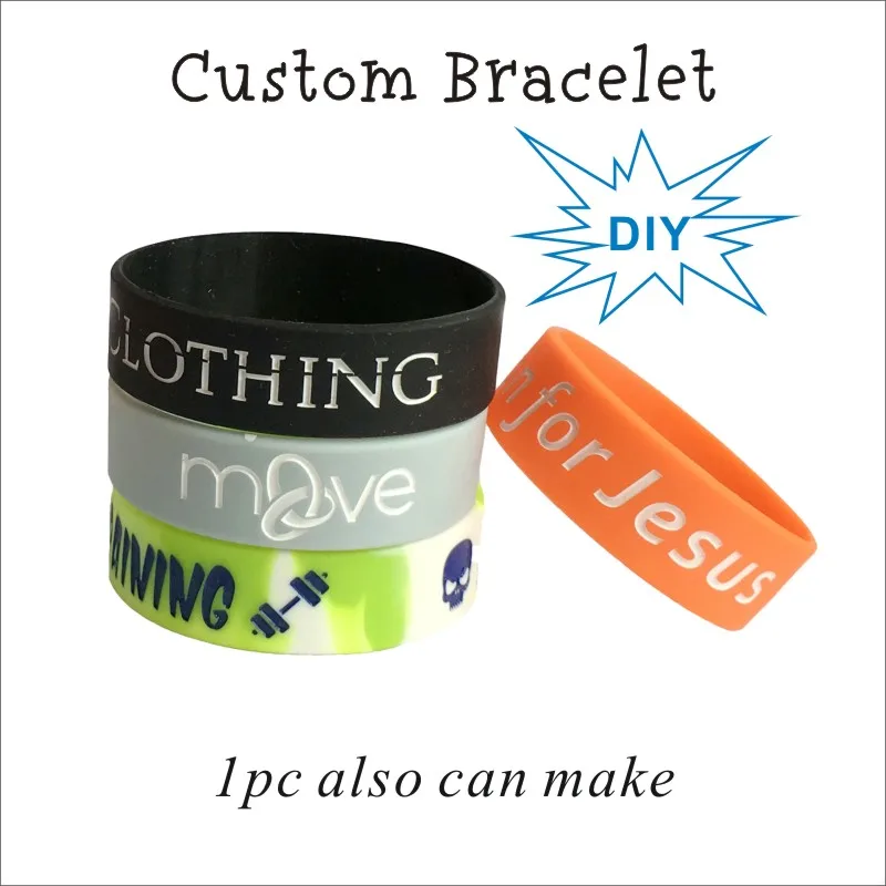 High Quality Custom Silicone Bracelet Popular Wristband for kids adult Sport Band Customized Engraved DIY Private Child Gifts