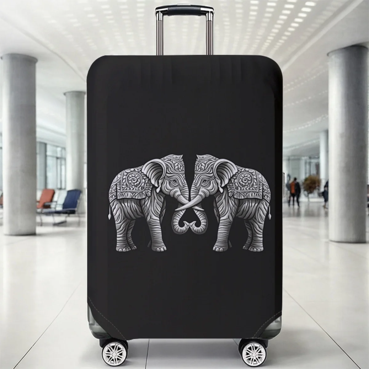 

Animal pattern luggage protection cover, set suitable for 18-32 inch luggage cover, suitcase handle cover, travel accessories