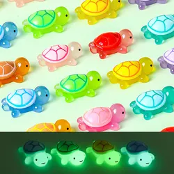 Glow-in-the-dark Turtle Mini Resin Photo Accessories Desktop Decoration Glow-in-the-dark Turtle Ornamental Fish Tank Mini