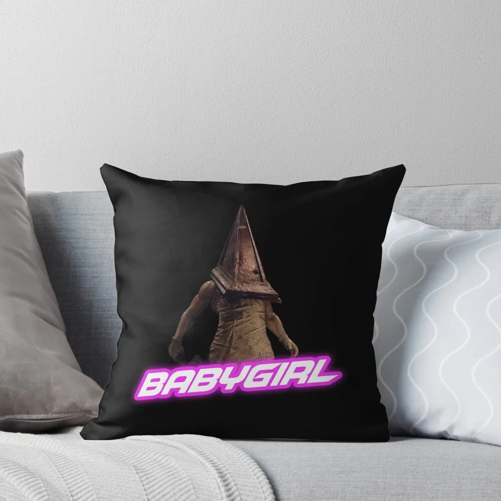 

Babygirl Pyramid Head Silent Hill 2 remake Throw Pillow Sofa Decorative Covers pillow cover christmas Sofa Cushion Cover pillow