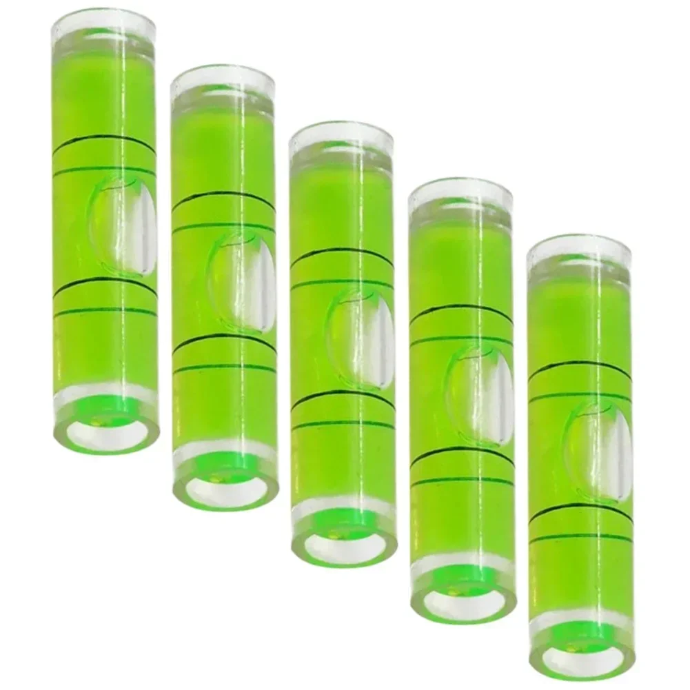 5pcs High PrecisionSpecial Level Bubble Leveler Pan-Tilt Balancer Measuring Set 23*8 Mm For Household Measuremen Measuring Tool