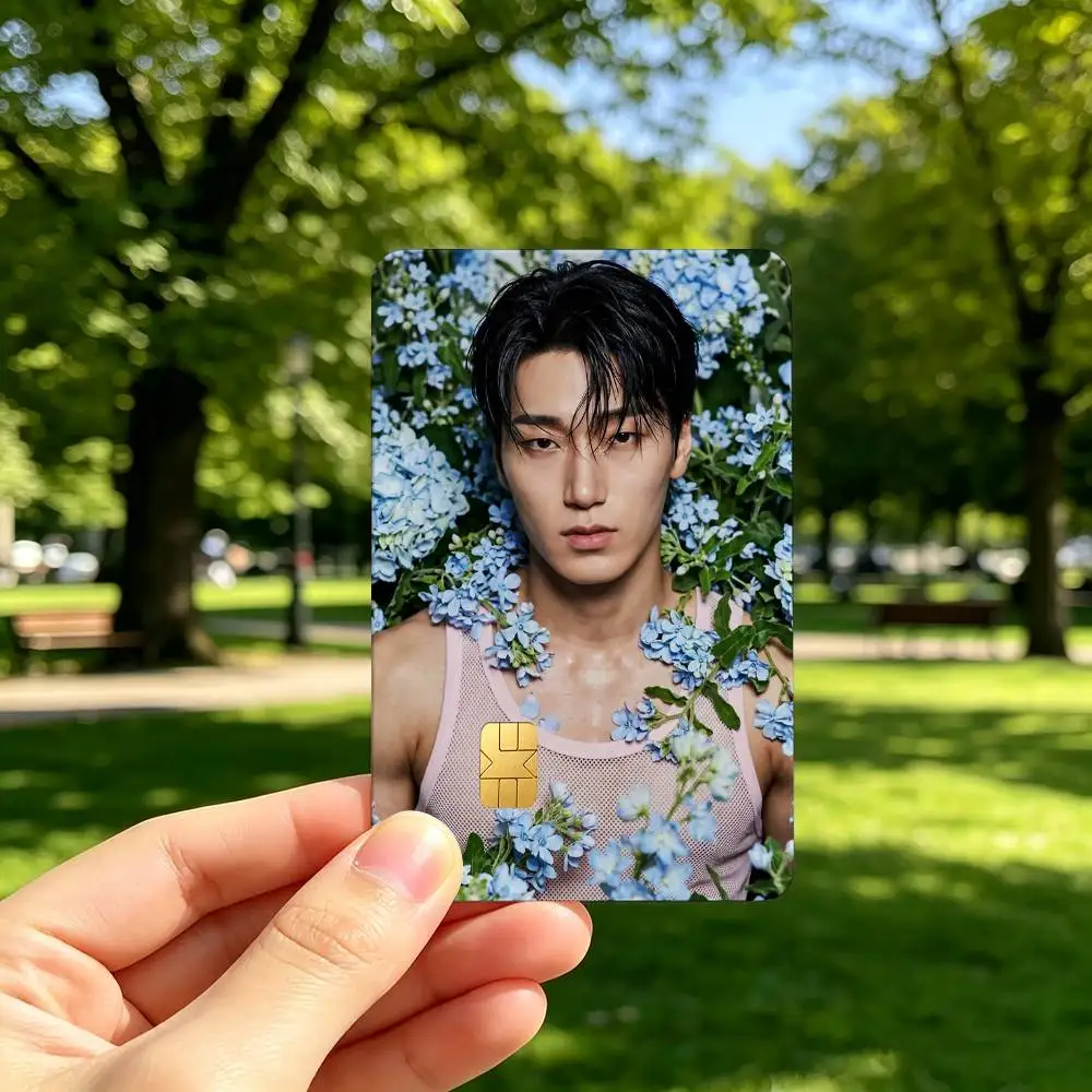 Cool Hot Boy S-San 1Set 4Pcs Card Skin Sticker Waterproof Decorative Film for Credit Debit Bank Bus IC Card