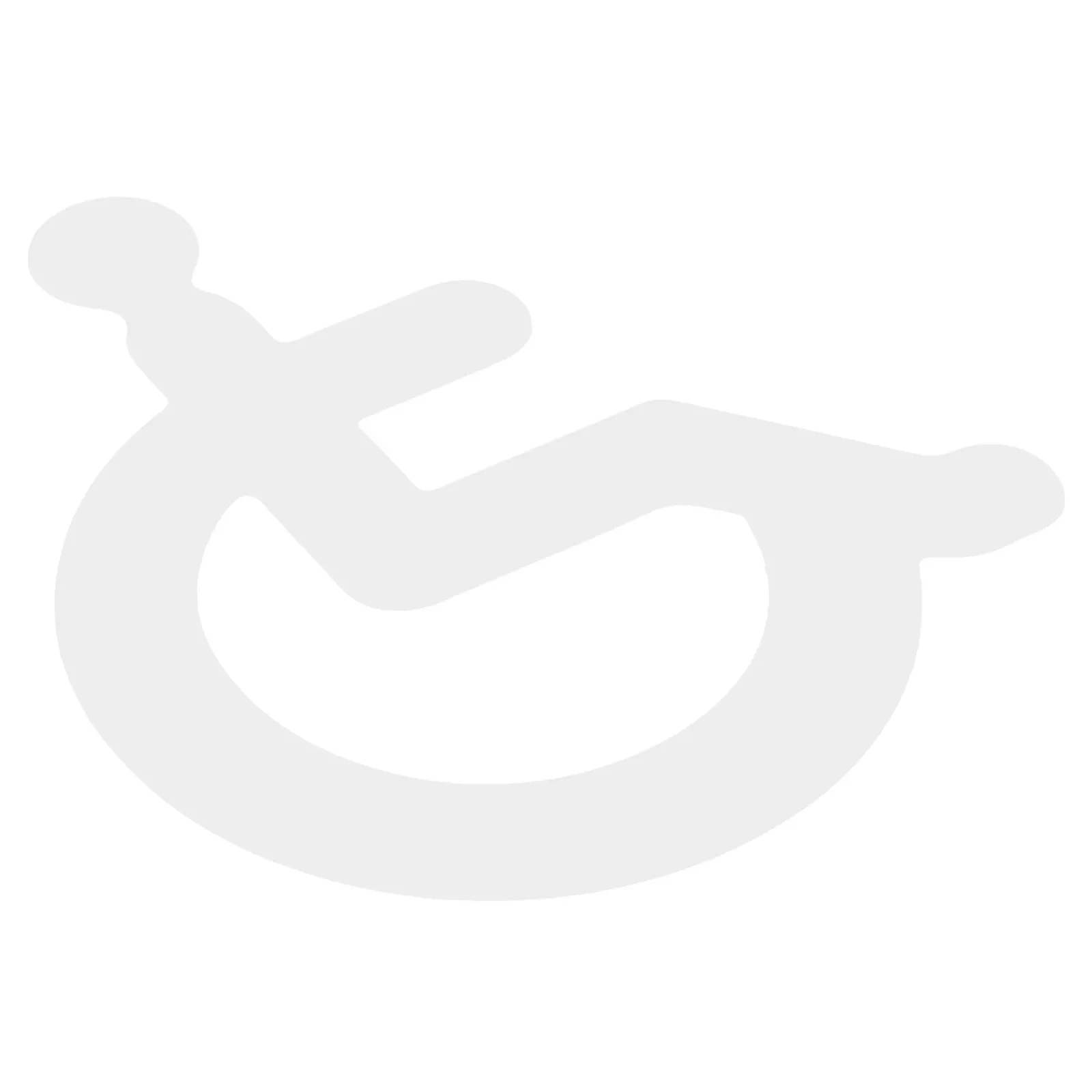 Wheelchair Disabled Restroom Acrylic Sign Large 3D Lightweight Disabled Wheelchair Symbol Sign Easy Install for Public Toilet