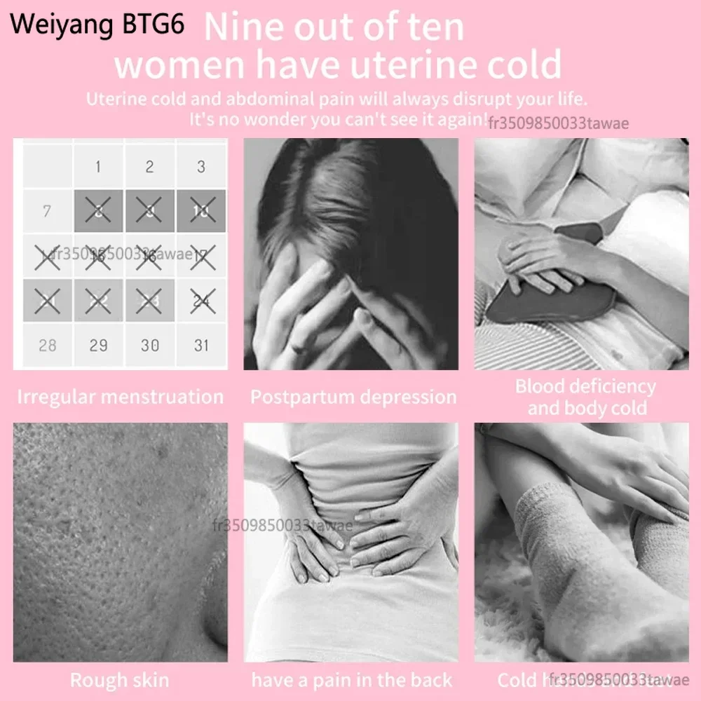 حزام خصر ذكي دافئ مناسب لتخفيف آلام الخصر أثناء الحيض أدوات تدليك الخصر في البطن #3