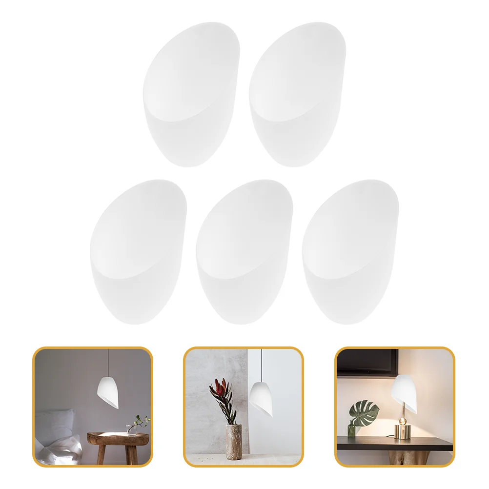 

5 Pcs Lantern Angled Horseshoe Lampshade Child Mini Head Replacement Shades 136x11x4cm Pe Covers Simple Durable