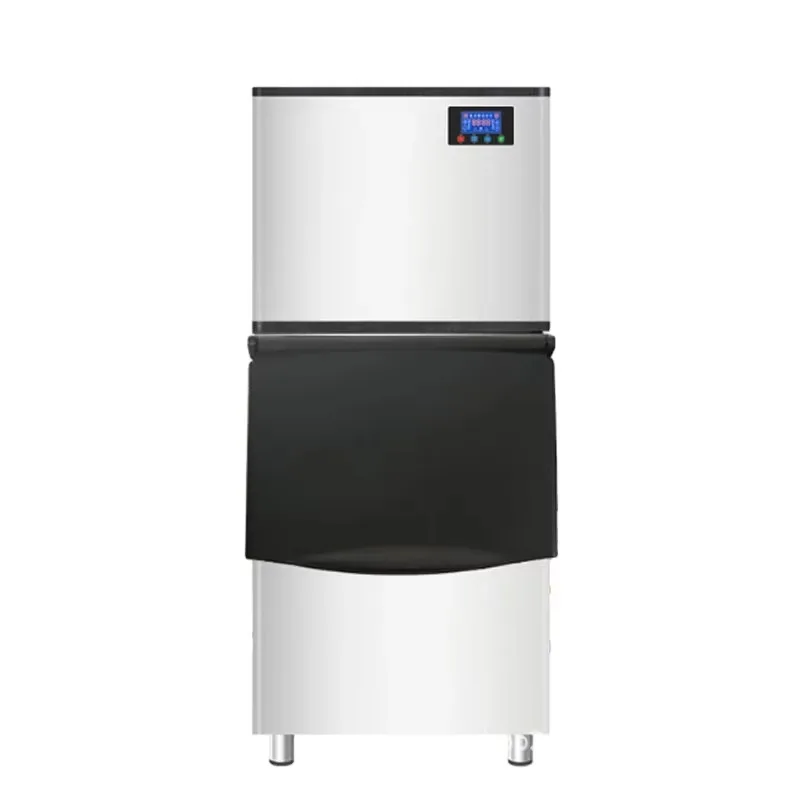 

Customized Industrial 200kg Water-Cooling Ice Cube Maker Commercial Ice Making Machine for Food Processing Plant