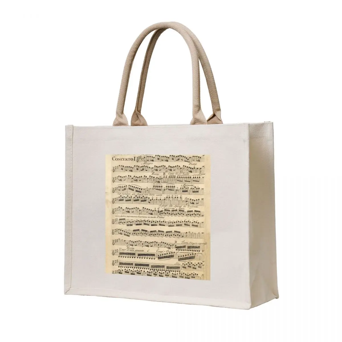

Vivaldi Spring The four Seasons Original handwritten score (1 of 4) Tote Bag tote bag Eco bag large size bags sac pour femme