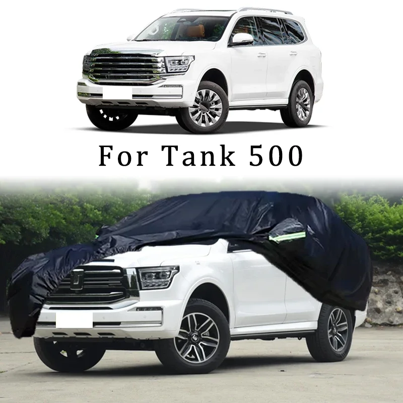 

For Tank 500 Outdoor Protection Full Car Covers Snow Cover Sunshade Waterproof Dustproof Exterior Protection Car Accessories