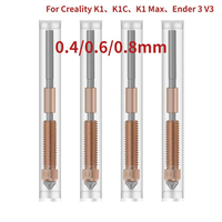 Creality K1C Nozzle 0,4/0,6/0,8mm High-Flow Printing Upgraded Quick-Swap Nozzle for K1 Max,K1C,Ender-3,V3 3D Printer