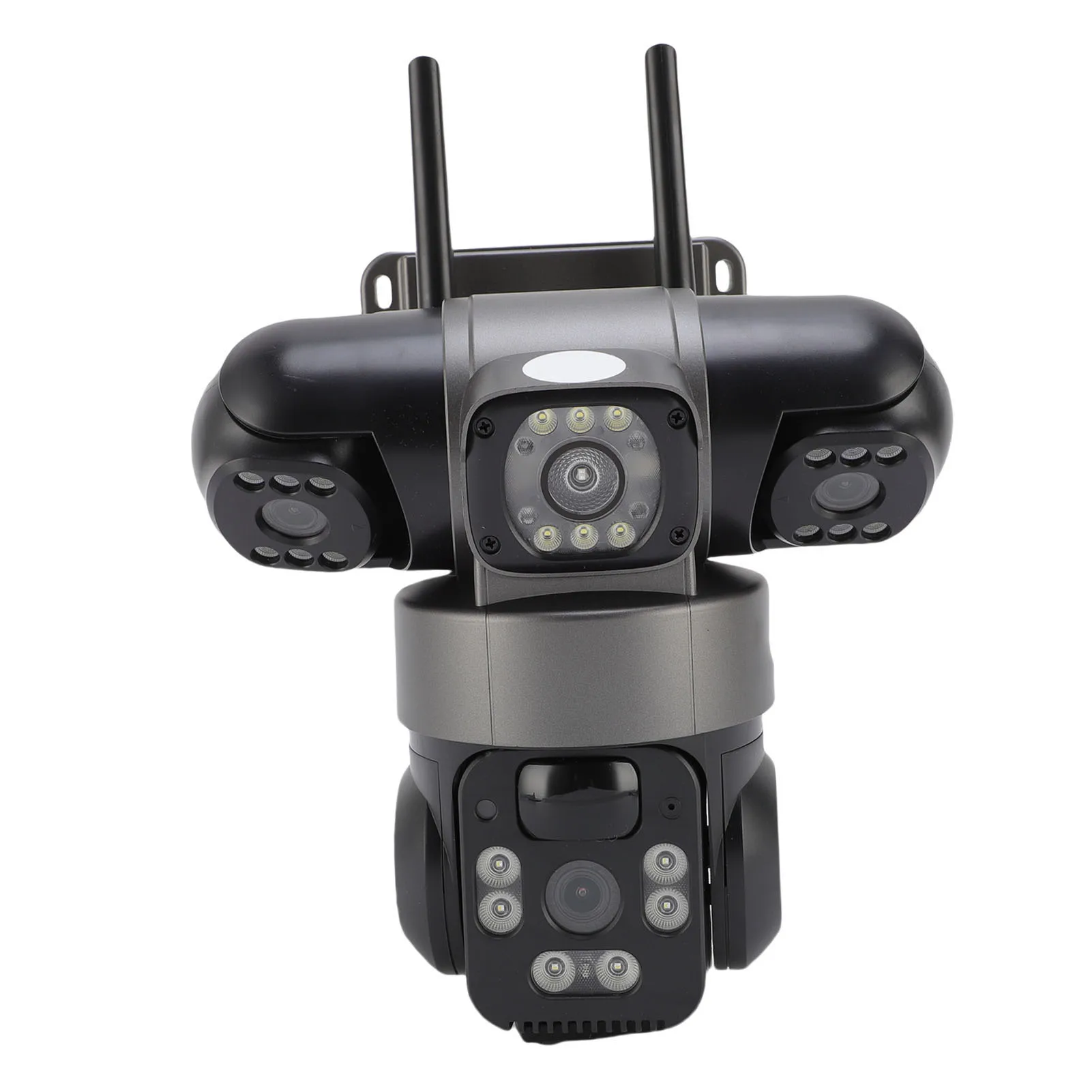 

4G Outdoor Solar Powered Camera Multi View Monitoring Triple Lens Solar Security Camera Motion Detection for Orchard Farmland