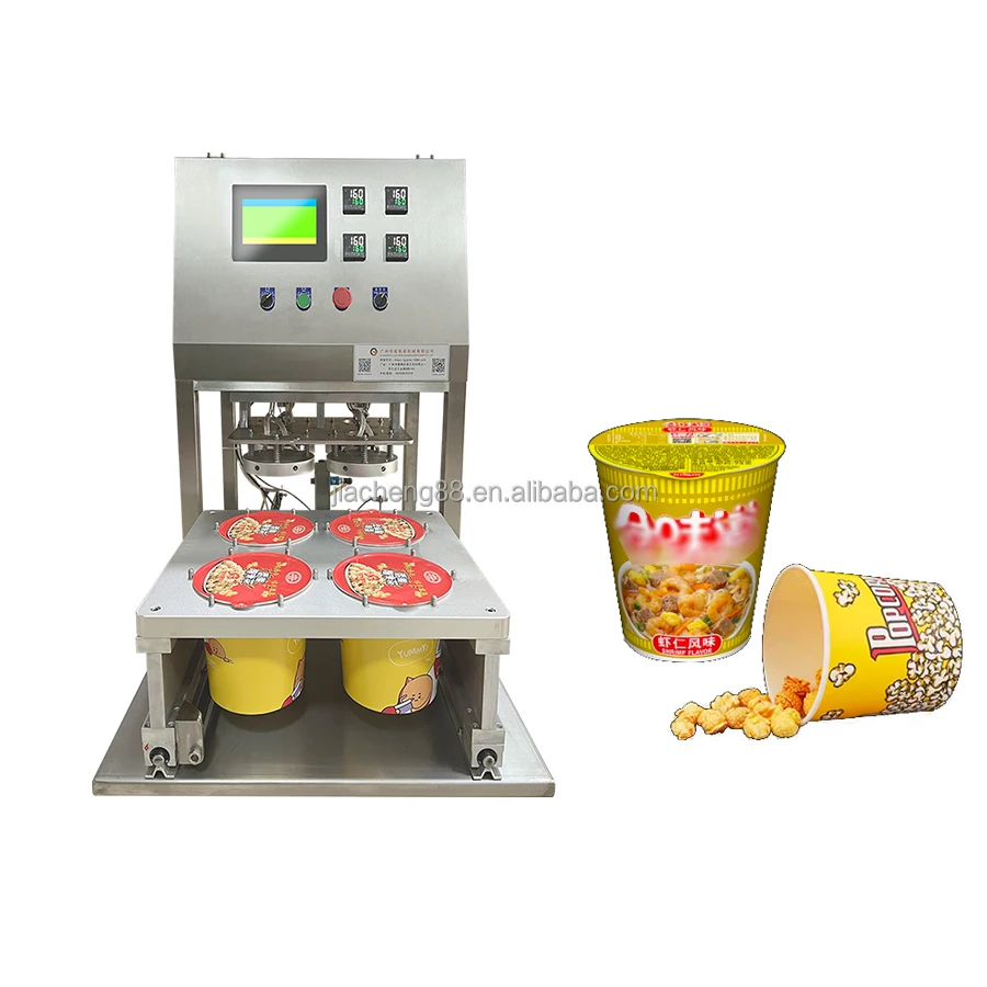 

Instant Noodle Cup Sealing Machine Table Top Cup Sealing Machine Cup Sealing Machine Fully Automatic