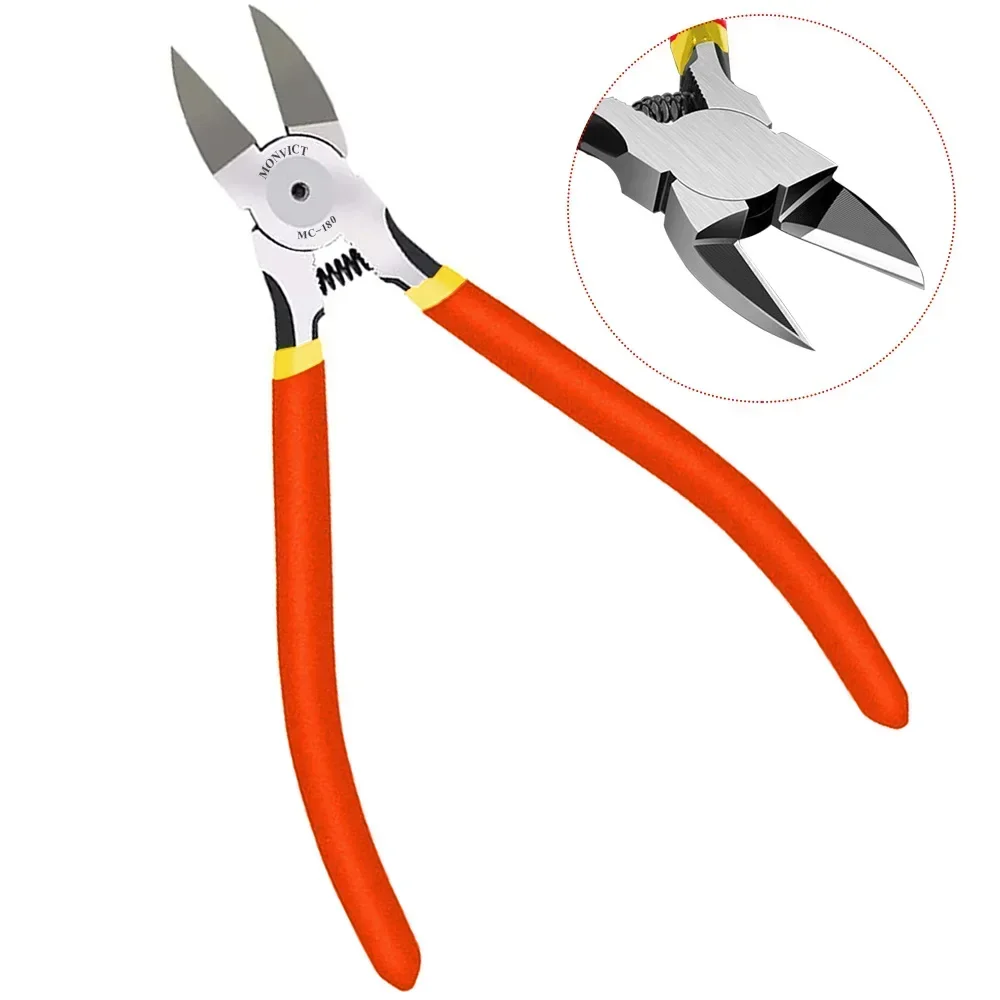 

6’ Precision Side Cutting Heavy Duty Flat Head Shears Set Water Jaw Pliers Wire Cutters For cutting cables wires zips Hand Tools