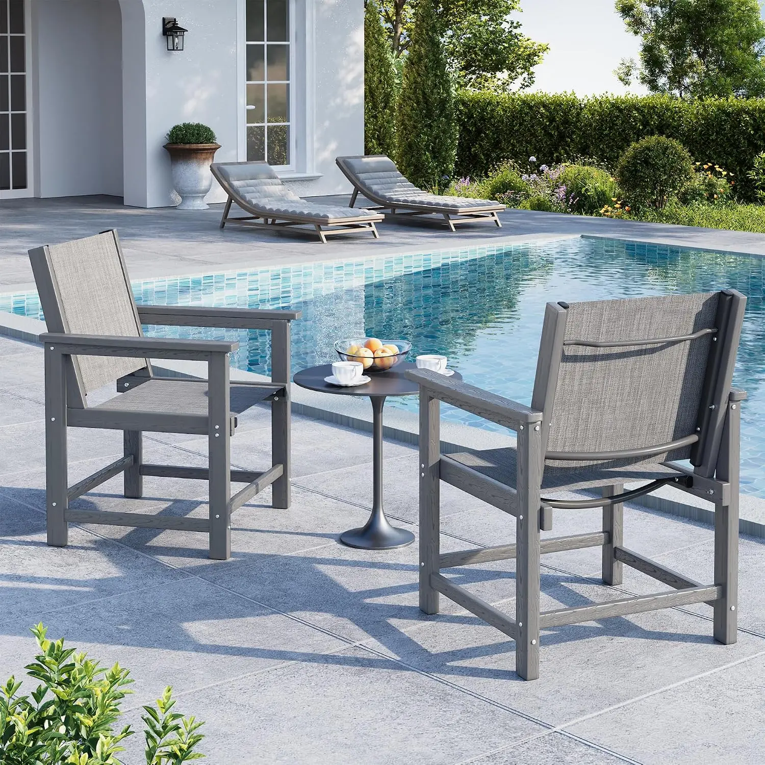 HDPE Buiten Eettafelstoel 2-Pa - Outdoor Furniture Hdpe recensie en prijs