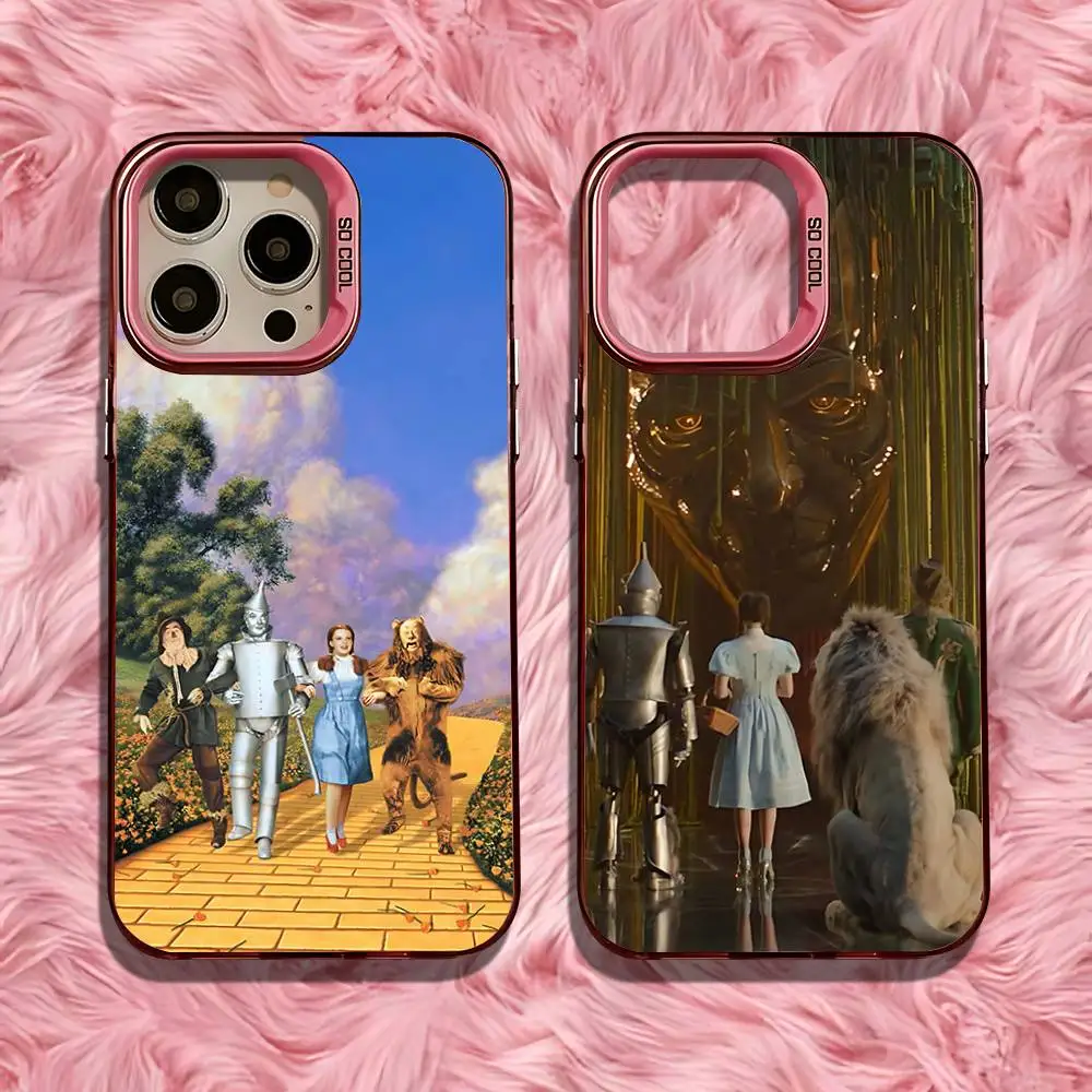 

W-Wizard of O-Oz Movie Phone Case For iPhone 16,15,14,13,12,11,Pro,Max,Plus,Mini,SE Anti Fall Pink Matte Hard Bumper