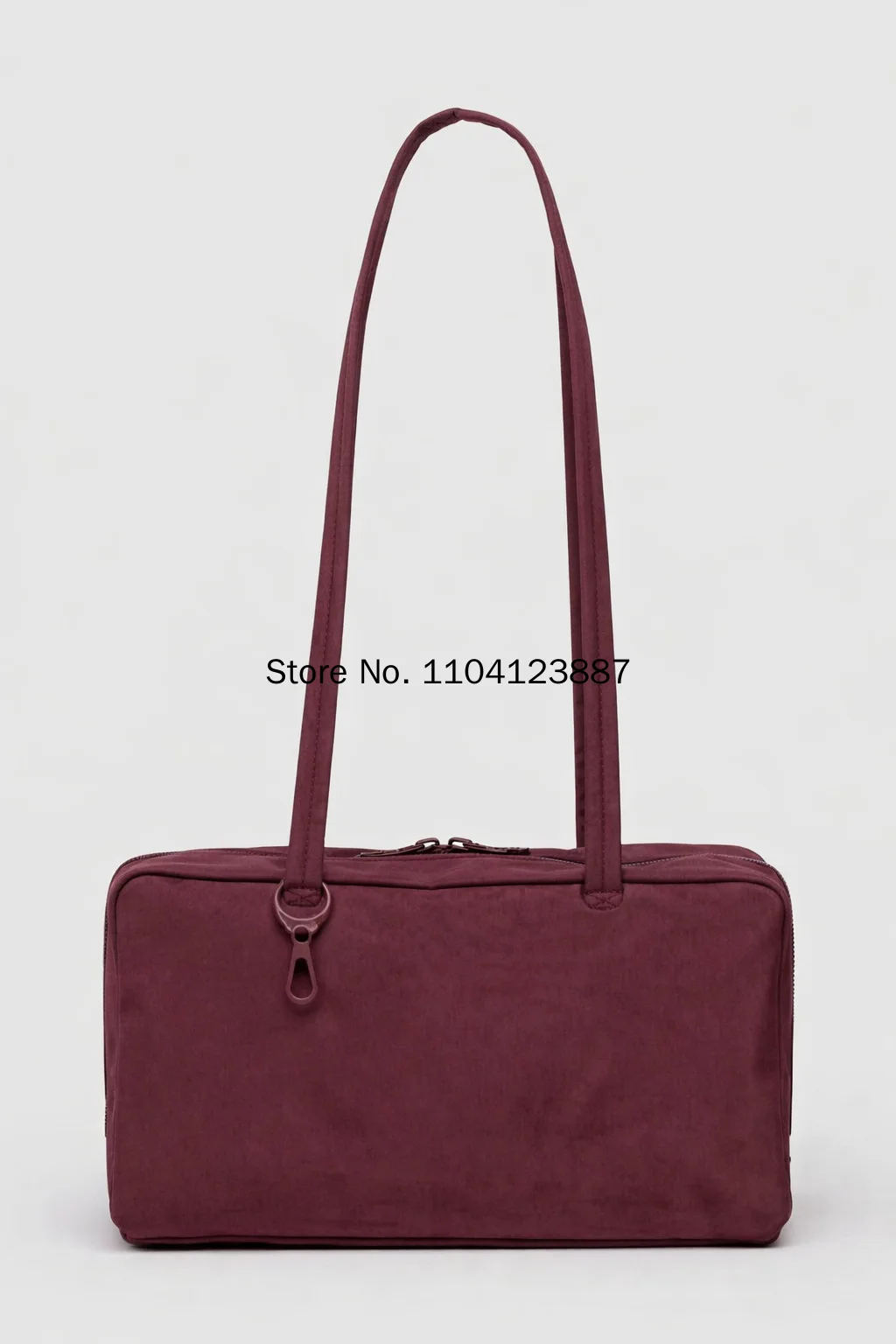 Nylon Quadratische Schultertasche Große Kapazität Canvas-Handtasche Leichte Reißverschluss-Tragetasche Tägliche Pendler-Reisetasche Aufbewahrungstasche Fitness-Geschenk – Detail 8