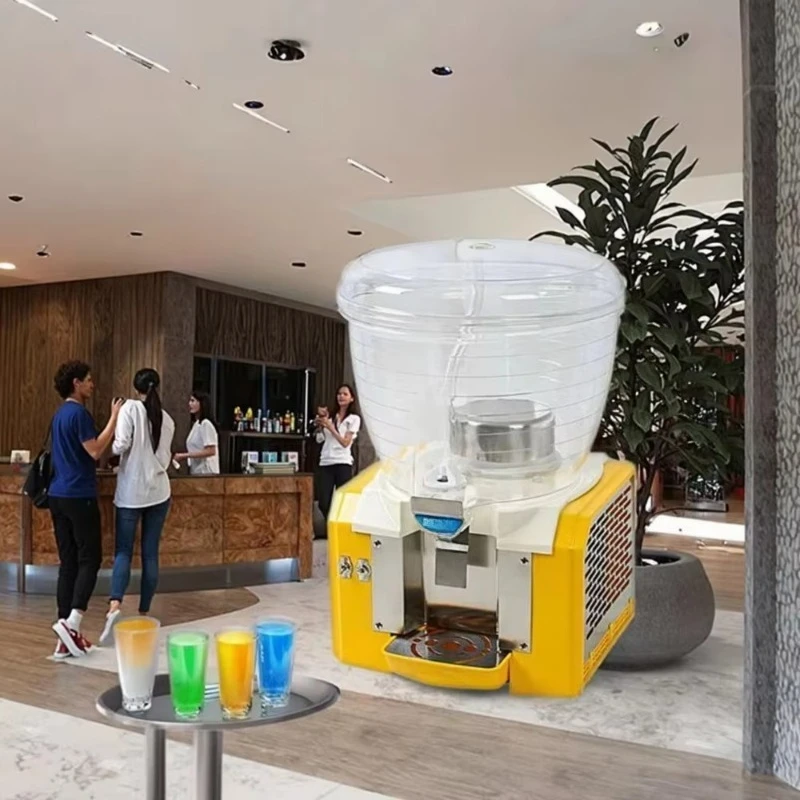 Mini square hot and cold drink dispenser, lightweight portable continuous flow water food-grade countertop type