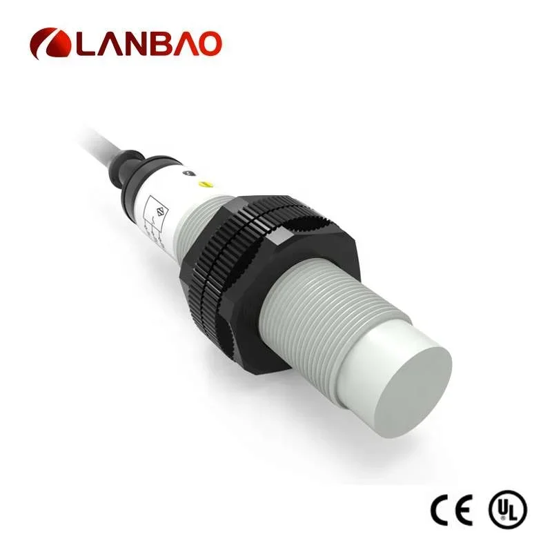 LANBAO 10...30VDC M18 plastic capacitive position sensor capacitive proximity switch sensor