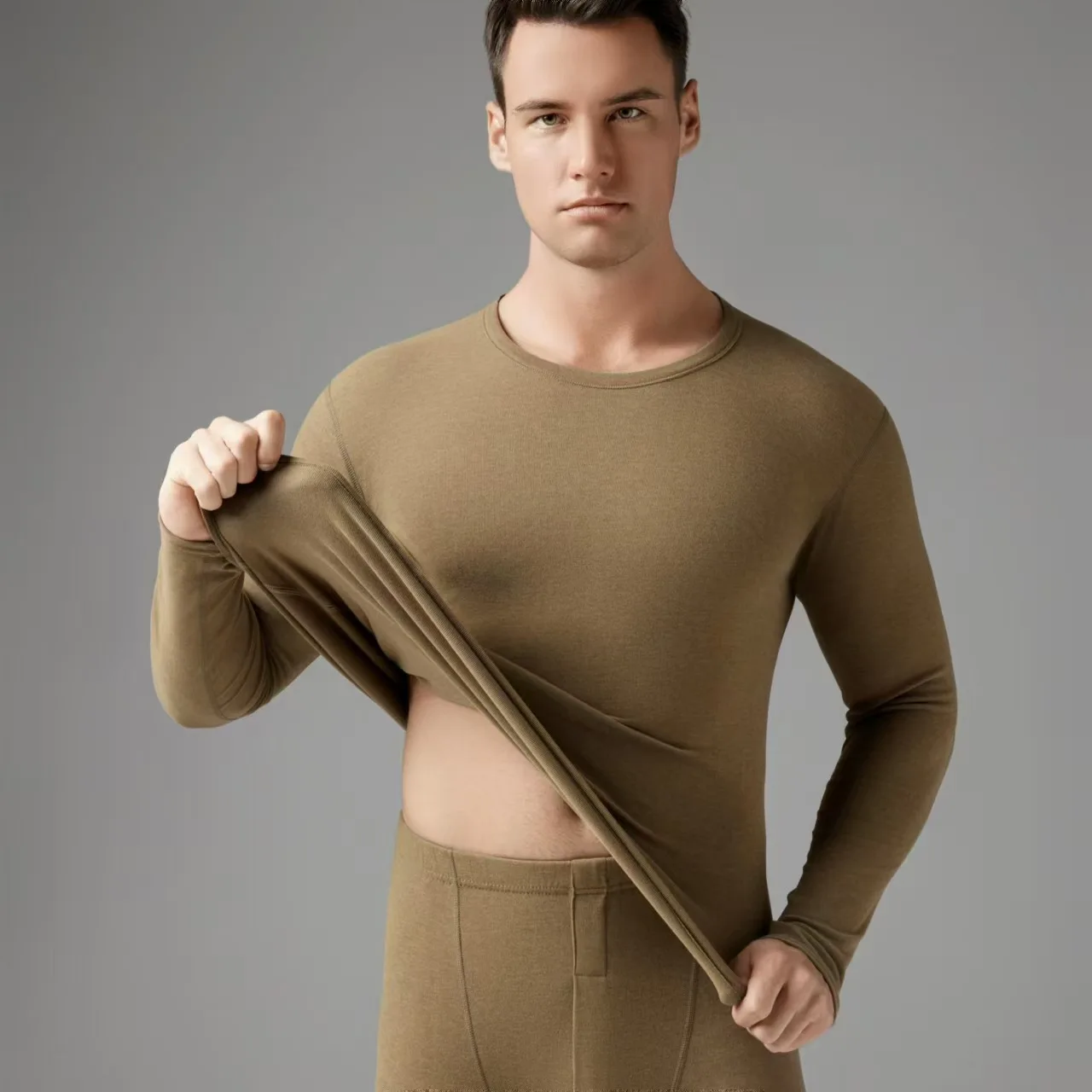 Thermal Underwear Men Women Winter Clothes Couple Autumn Pants for Men German Velvet Seamless Slim Fit Bottom Suit 2 Piece Set