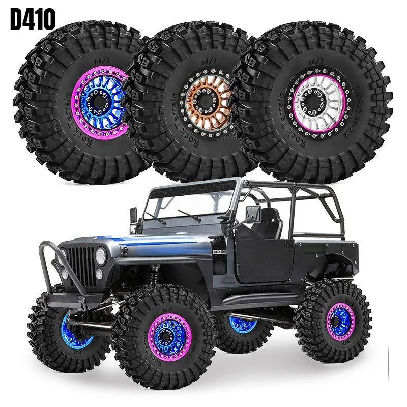 

2.2 Inch Metal Wheel Rims Tires D407,D408,D409,D410 for RC Crawler CROSS YK TRX4 SCX10 H8H Upgrade Parts
