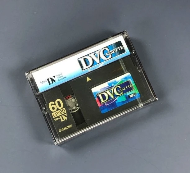 Cinta de video transparente para cámara minidv, rollo único, marca Maxell 60/90