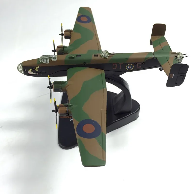 1:144 Scale Halifax Bomber Alloy Die Cast Fighter Model Collecting Toy Gifts