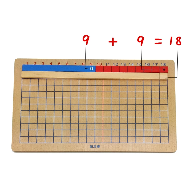 Placa de adição e subtração, Brinquedos Matemáticas, Material para Crianças