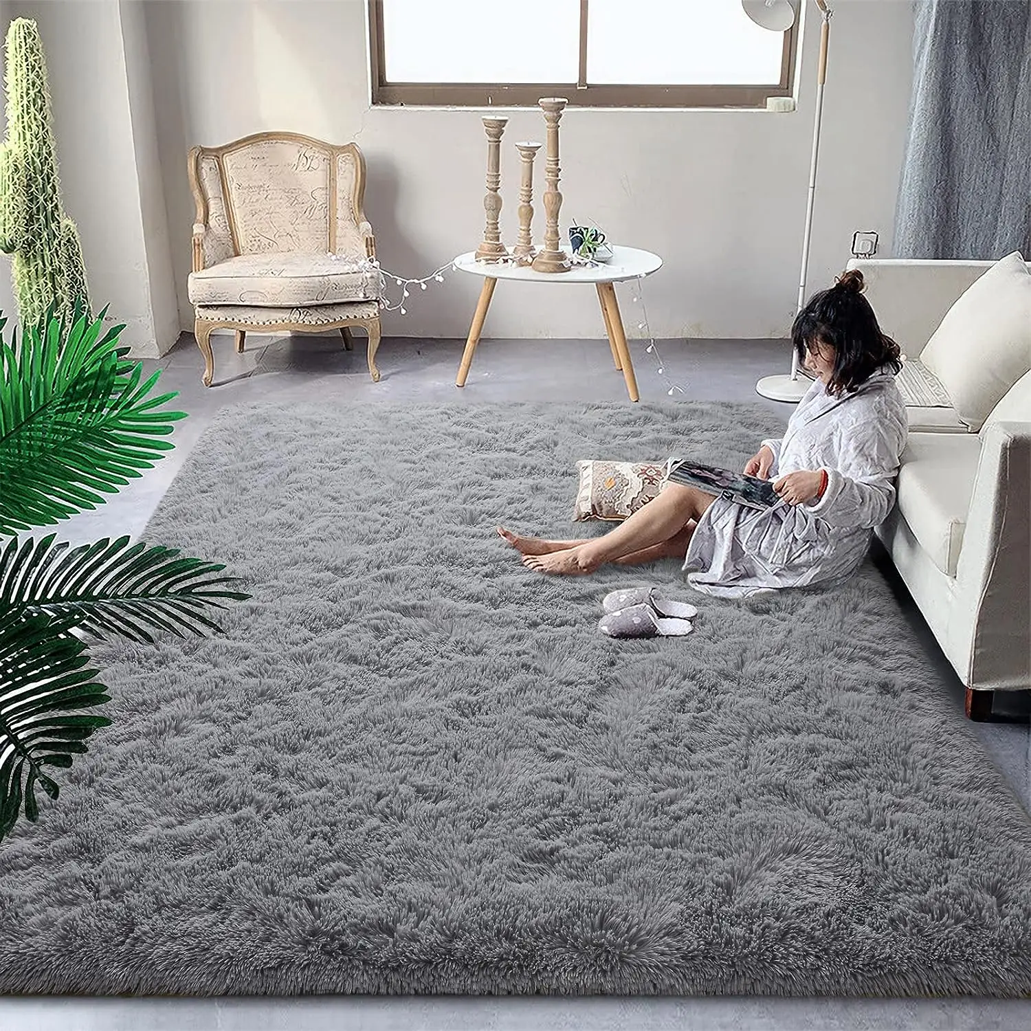 

160X230cm Plush Carpets Fluffy Soft Indoor Area Rugs Living Room Play Mats For Children Bedroom Home Decor Nursery Rug