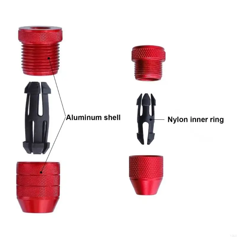 Y5GD Aluminum Drill Depth Stops Drill Stop Bit for Small Drill Widths 15/64in-7/16in