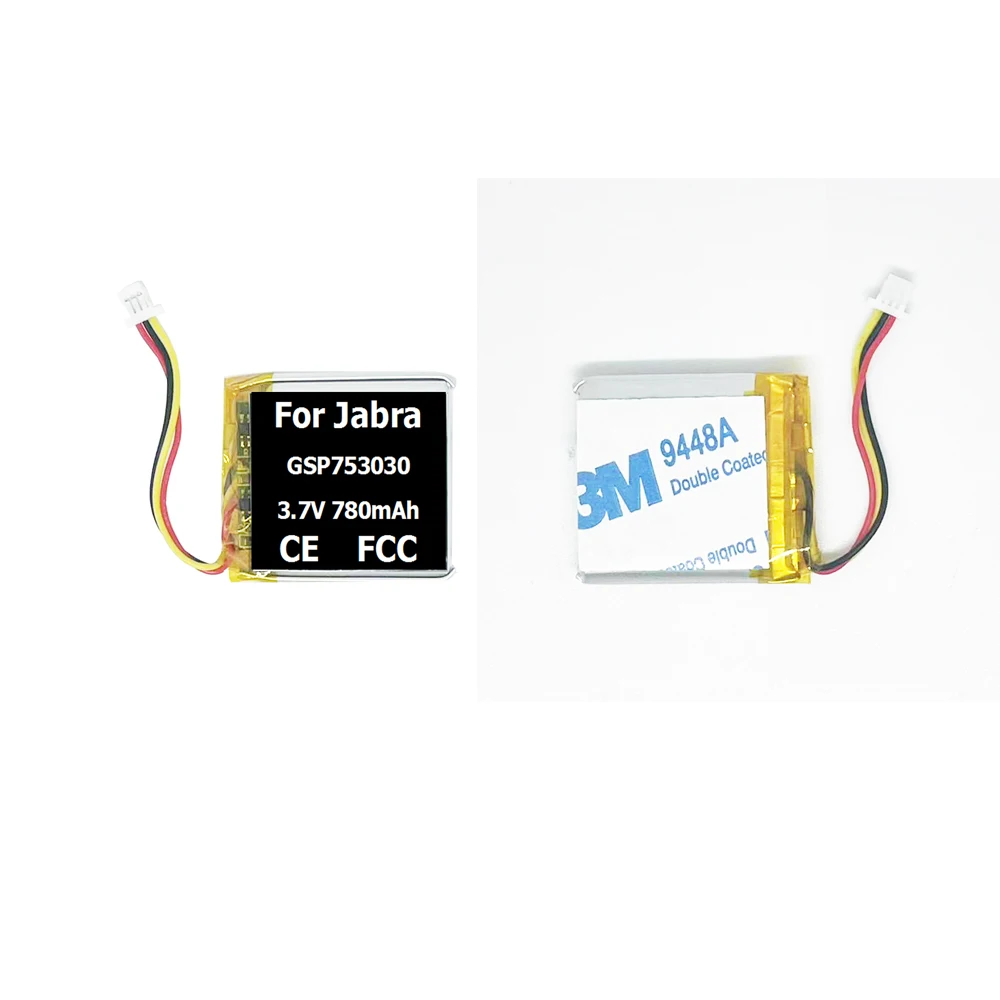 780mAh GSP753030 Battery For JBL TUNE 750BTNC 760BTNC Gaming Headset Headphone view 5