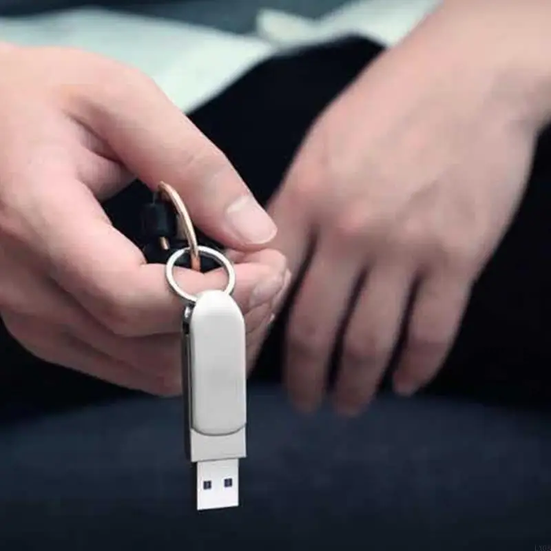 محرك أقراص فلاش محمول LX0B محمول U في 1 لنظام Android- النوع C USB3.0 DISK 32/64/128GB
