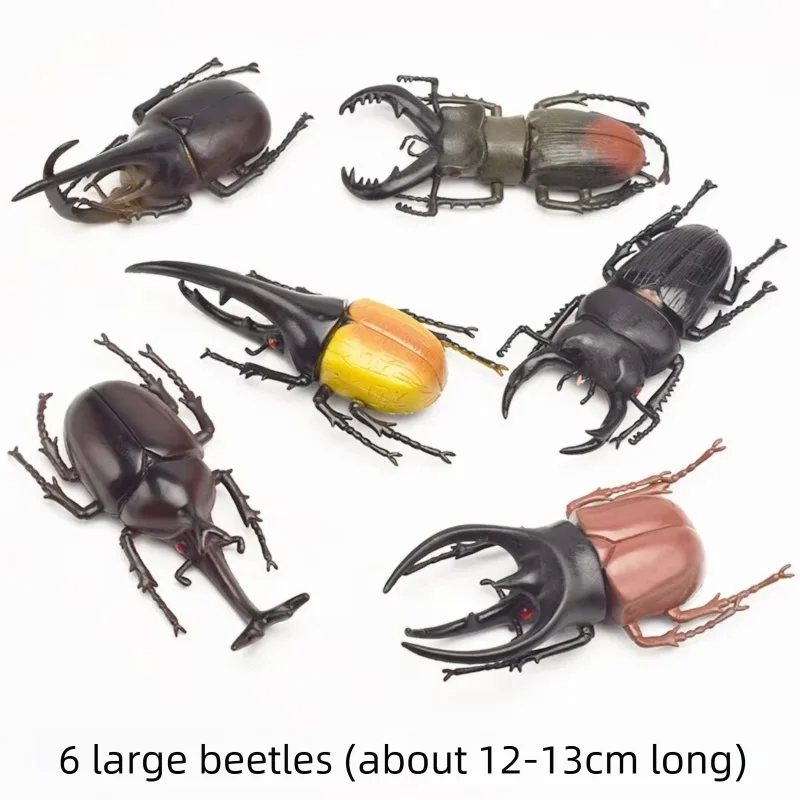 Simulation Beetle Figures Fake Beetle Insect Toy Joke Toys Special Lifelike Model Simulation Beetle Insect Model Beetle Toys