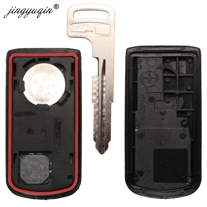 Tecla remota inteligente go sin llave de jinyuqin 3 + 1B 315Mhz / 434MHz ID46 PCF7952 para Mitsubishi Lancer Outlander 2008-2016 OUC644M-KEY-N