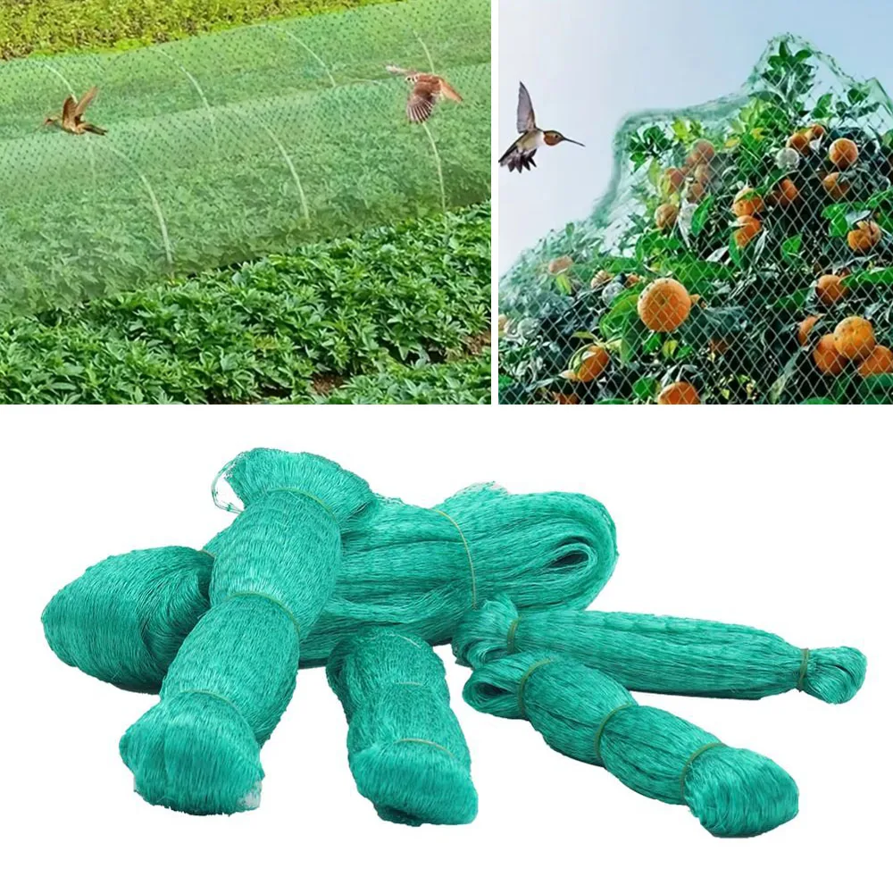 Plants Nylon Protection Net Anti Bird Netting Crop Fruit Vegetable Protective Net Climbing Net Garden Orchard Fence Width 2M 4M