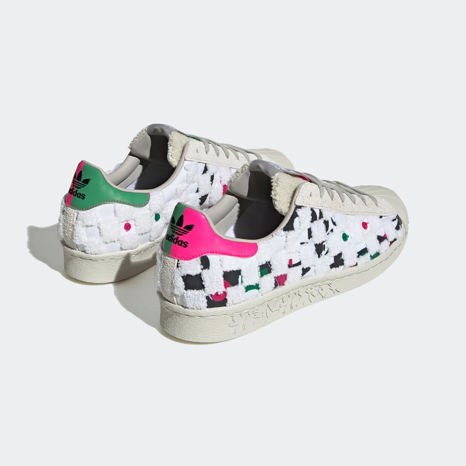 حذاء أديداس الأصلي البرسيم SUPERSTAR 80S للرجال والنساء ID4384 #3