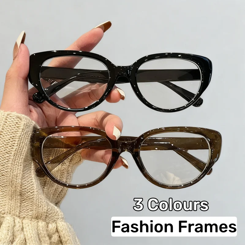 

New Vintage Cat-Eye Eyeglass Frames Women's INS Style Comfortable Frames Fashion Men's Glasses Frames Lenses Not Included