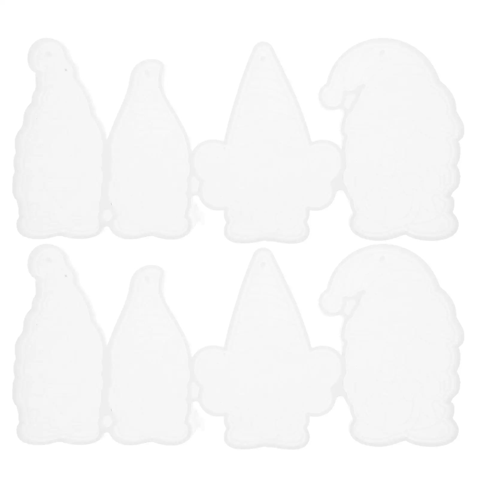 

2 Pcs Keychain Mold Silicone for Jewelry Molds Resin Pendant Transparent Epoxy Unique