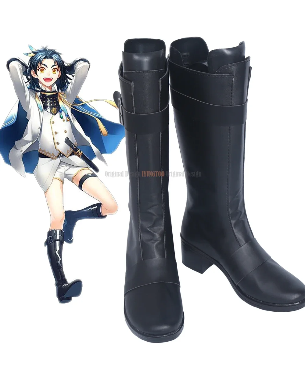 Taikogane Sadamune Косплей Touken Ranbu Taikogane Sadamune Сапоги для косплея Обувь на заказ Taikogane Sadamune Косплей Touken Ranbu Taikogane Sadamune Сапоги для косплея Обувь на заказ