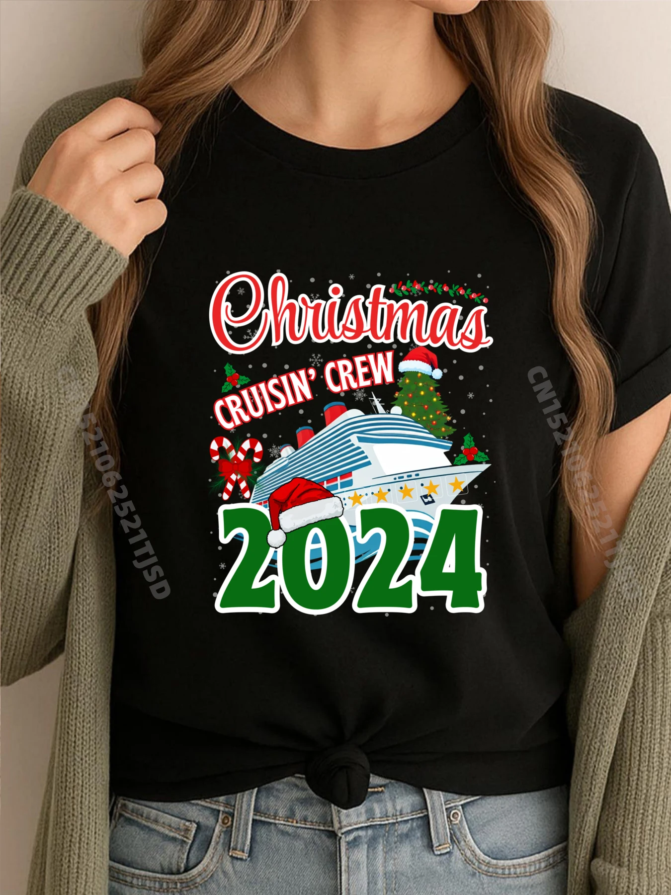 

Merry Cruisemas Cruise Christmas Cruisin Crew Роскошная одежда Футболка Топы Футболка День памяти
