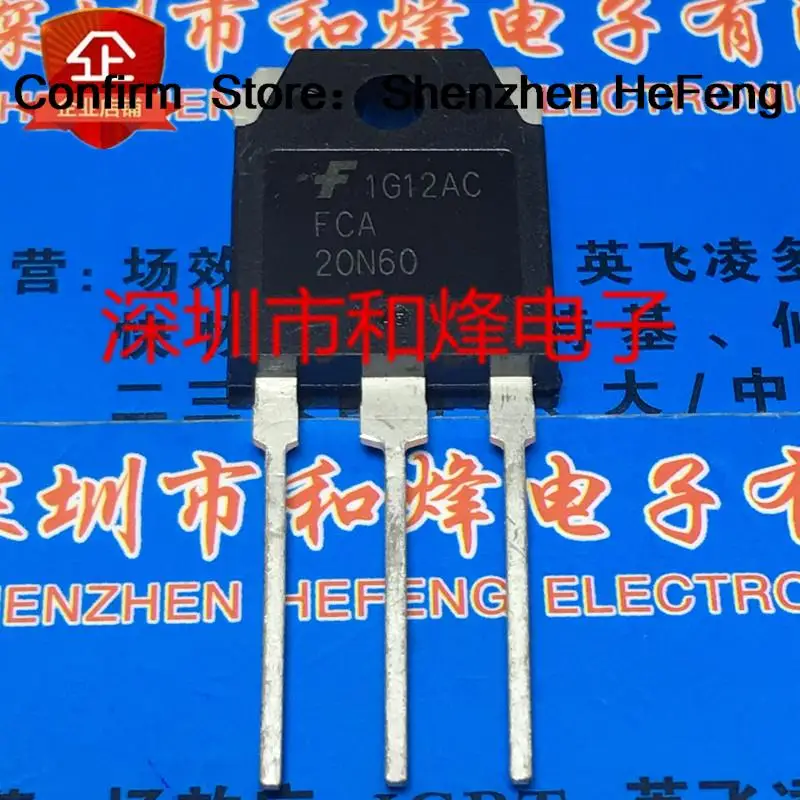 5PCS-10PCS FCA20N60  TO-3P 600V 20A    Really Stock Best Quality Guarantee Transistor Fast Shipping