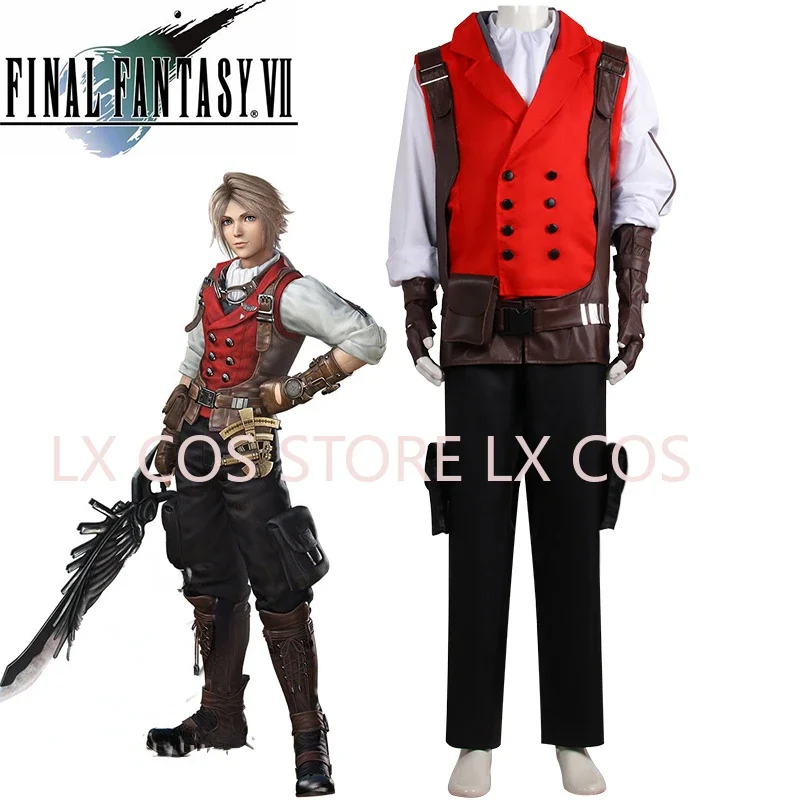 Game Dissidia Vaan Sky Pirat Cosplay Costume Halloween  Party Custom Made Any Size