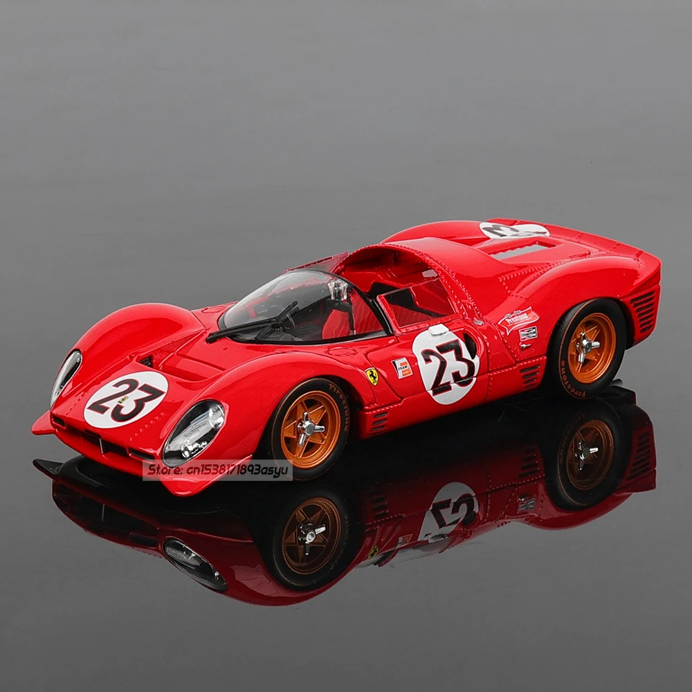 Bburago 1:24  Ferrari 499P LMH FORMULA RACING 488 250GTO FXXK 458 Alloy Luxury Vehicle Diecast Cars Model Toy Collection Gift